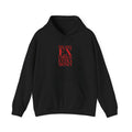 "The Only Ex Miss Is Extra Money" Red Text Graphic Hoodie